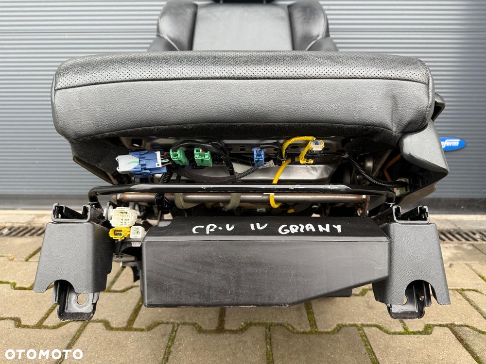 HONDA CR-V IV 12-18 FOTEL KIEROWCY LEWY PRZÓD CZARNA SKÓRA GRZANY - 10