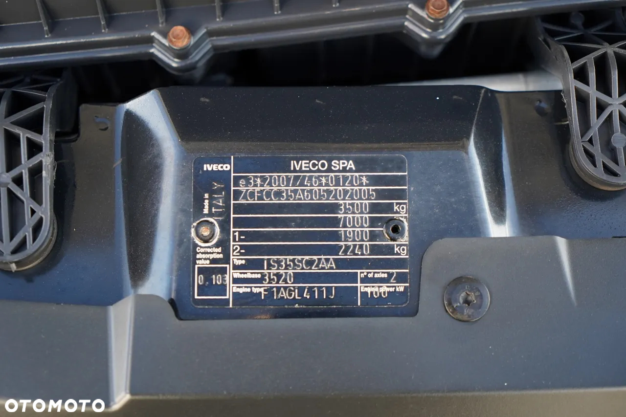 Iveco 35-140 / BLASZAK / ZABUDOWA WARSZTATOWA / PRZETWORNICA / SPROWADZONY / PO KONTRAKCIE SERWISOWYM - 35