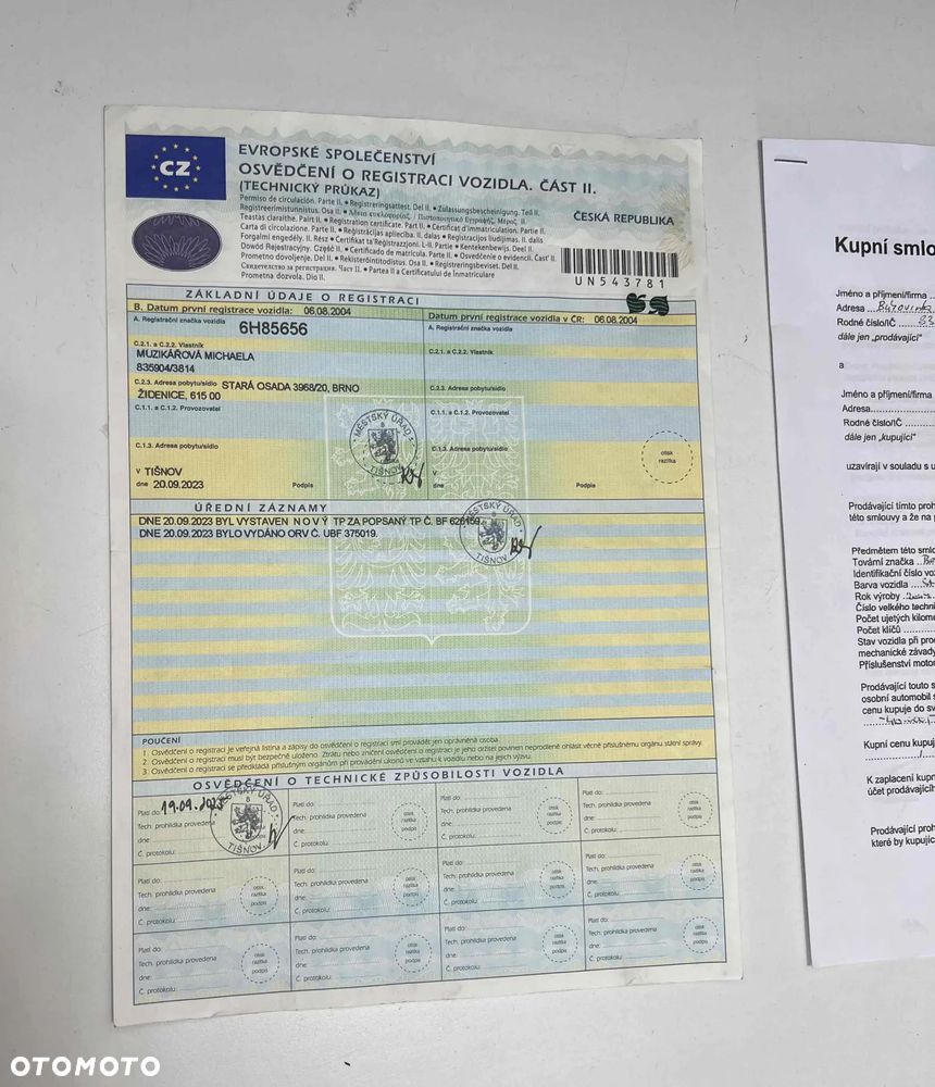Karoseria + czeski dowód rejestracyjny + umowa = dokumenty do rejestracji Bentley Continental GT Europa wersja europejska z kierownicą po lewej stronie - 16