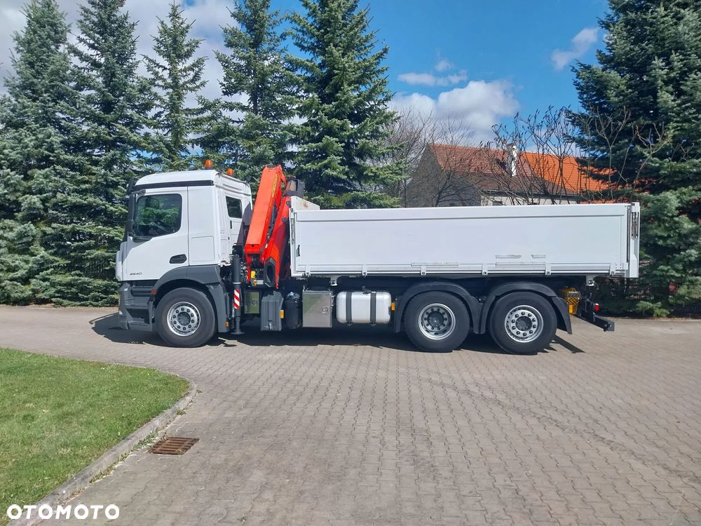 Mercedes-Benz 3-str. wywrotka z PALFINGER PK 19001 - 14