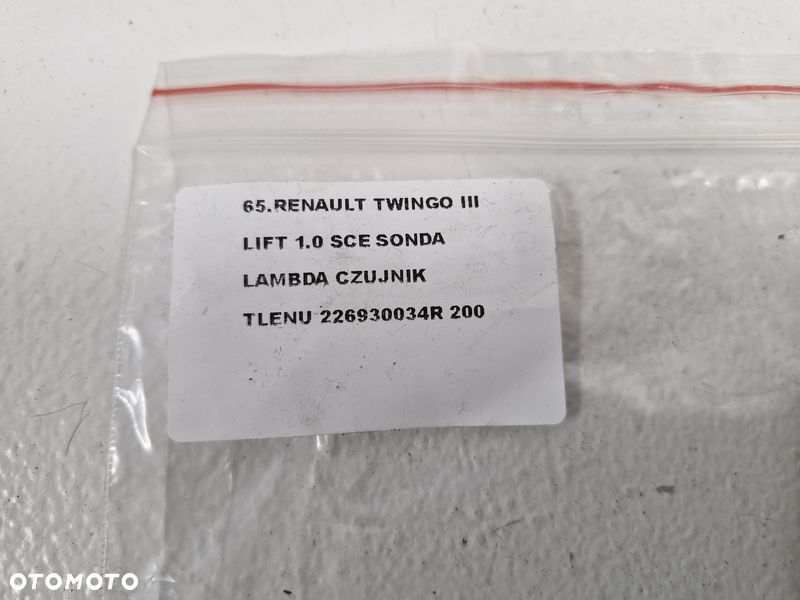 RENAULT TWINGO 3 III 1.0 SCE SONDA LAMBDA 226930034R - 5