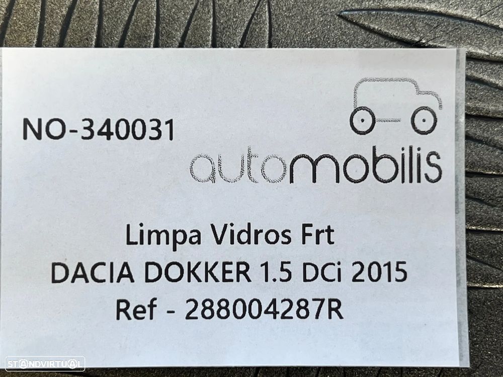 Limpa Vidros DACIA DOKKER Box Body/MPV Ref. 288004287R - NO. 340031 - 3