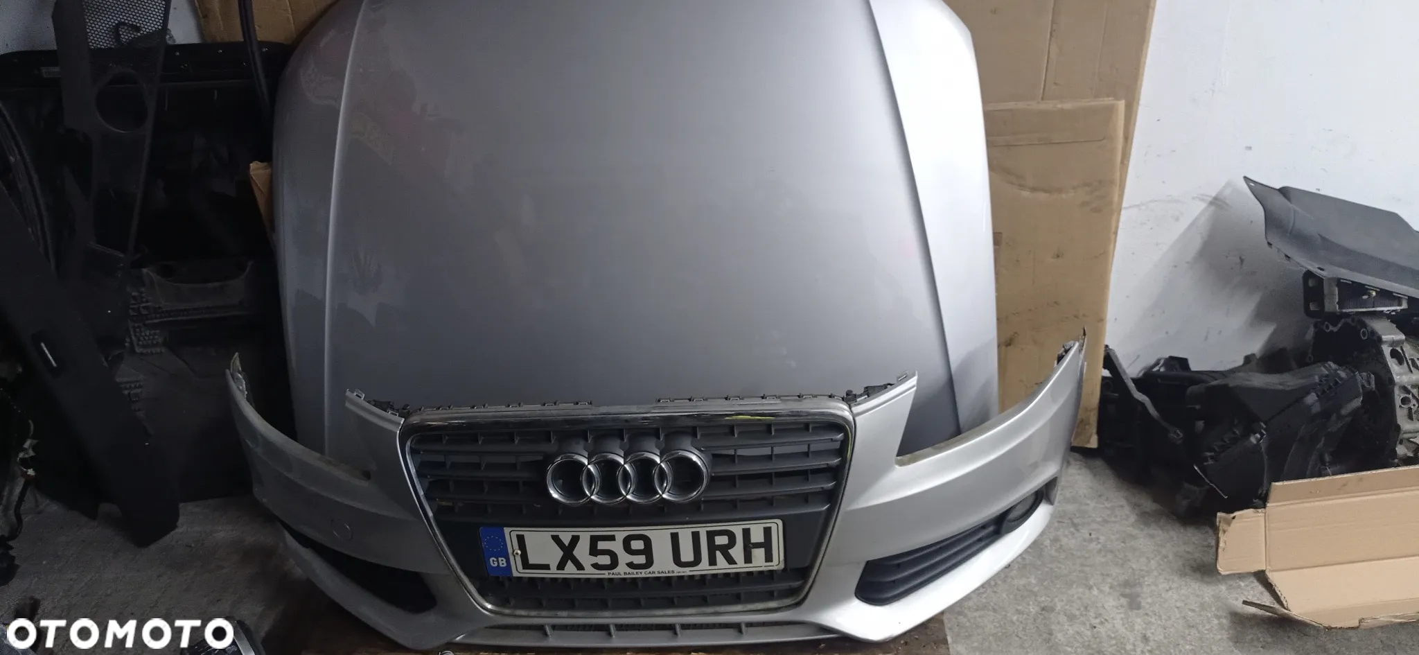 AUDI A4 B8 maska przednia zderzak przód LX7W - 3