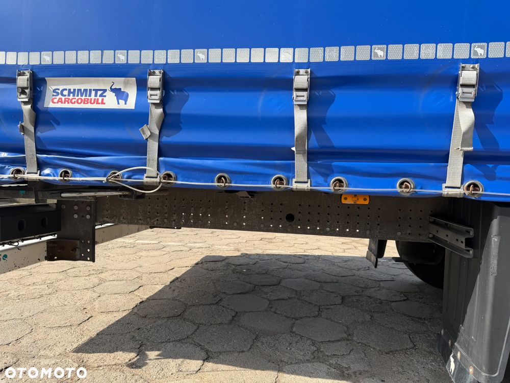 Schmitz Cargobull FIRANKA MEGA / OPONY R 19.5 / RAMA OCYNK / PODNOSZONY REGULOWANY DACH / KOŁO ZAPASOWE / ALUMINIOWE DESKI / BARDZO ŁADNY STAN / FAKTURA VAT MARŻA / 2021 ROK !! - 19