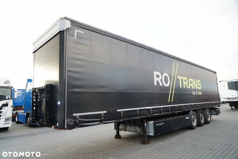 Kögel FIRANKA / STANDARD / PODNOSZONY DACH / KOSZ NA PALETY - 4