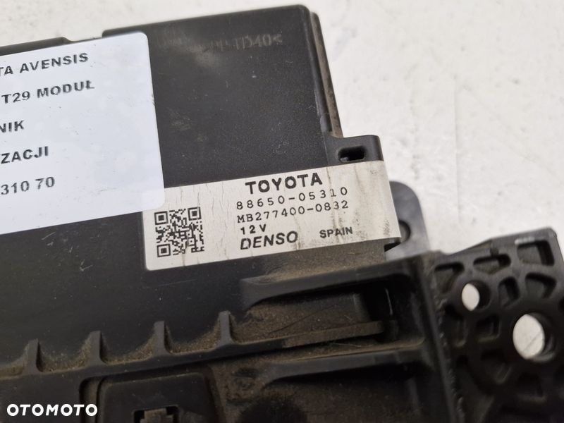 toyota avensis t27 lift t29 moduł sterownik klimatyzacji 88650-05310 - 3