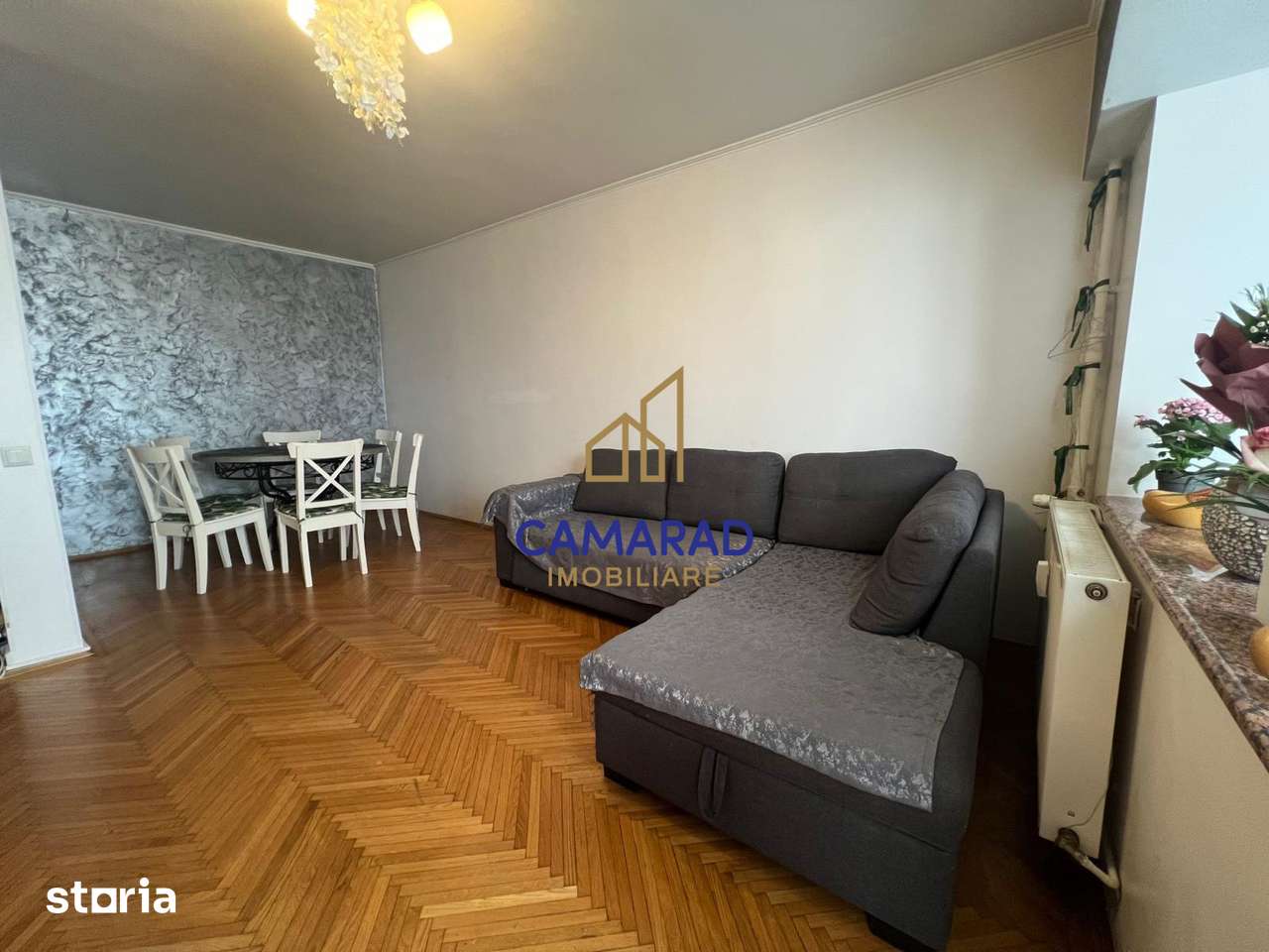 Apartament 3 camere de inchiriat, mobilat, zona Sala Palatului — fotografia 1
