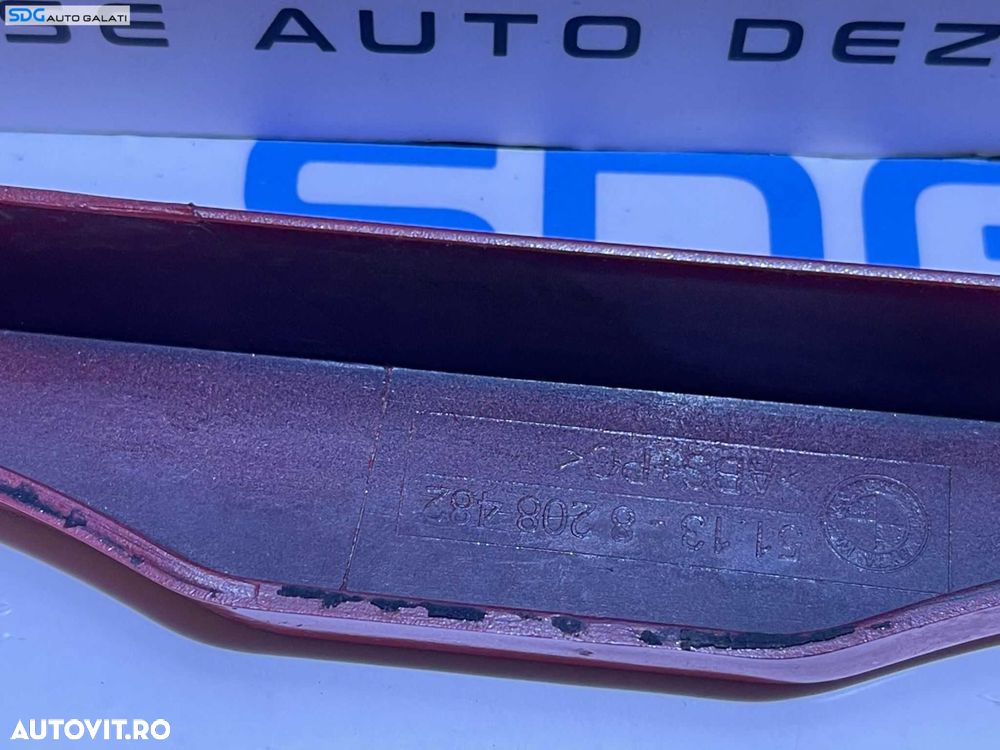 Ornament Grila Bandou Sub Far Dreapta BMW Seria 3 E46 Non Facelift 1998 - 2001 Cod 8208482 [V0252] - 8