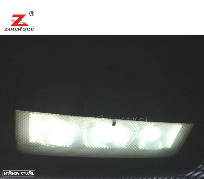 KIT COMPLETO DE 19 LÂMPADAS LED INTERIOR SKODA YETI 5L SUV 09- - 3