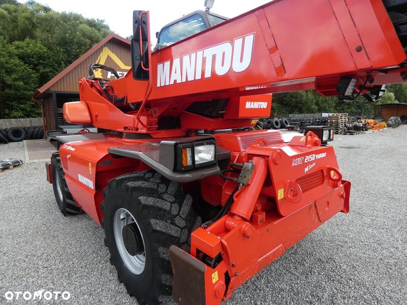 Manitou MRT2150 ROTO / Sprowadzona / Pilot , wciągarka, łyżka + widły / - 21