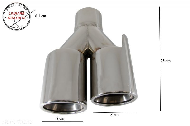 Bara Fata Bara Spate cu Praguri Laterale si Ornamente Evacuare crom BMW Seria 5 F1- livrare gratuita - 15