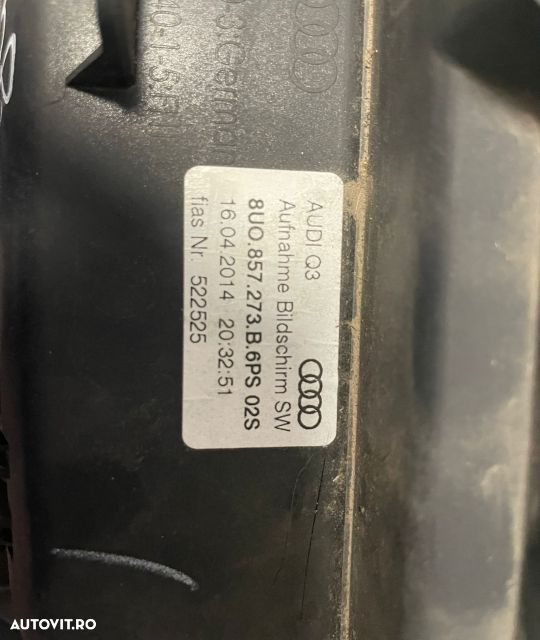 DISPLAY BORD 8U0857273B  8U0857273B Audi Q3 8U [facelift] [2014 - 202 - 3