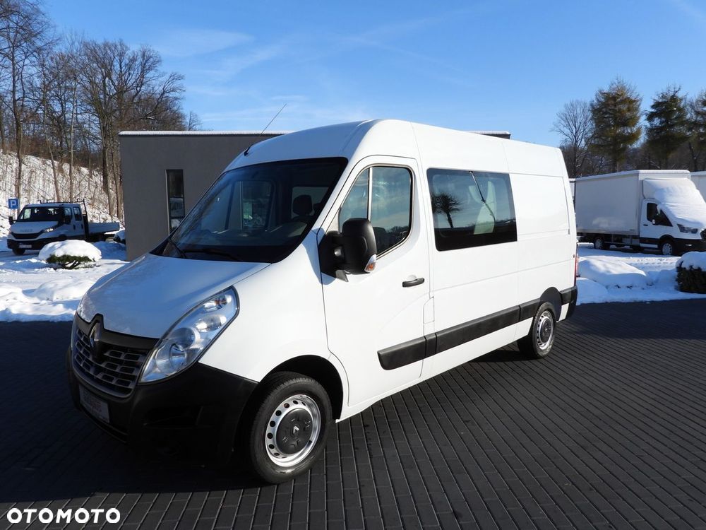 Renault MASTER FURGON BRYGADÓWKA 7 MIEJSC TEMPOMAT KLIMATYZACJA  110KM - 19