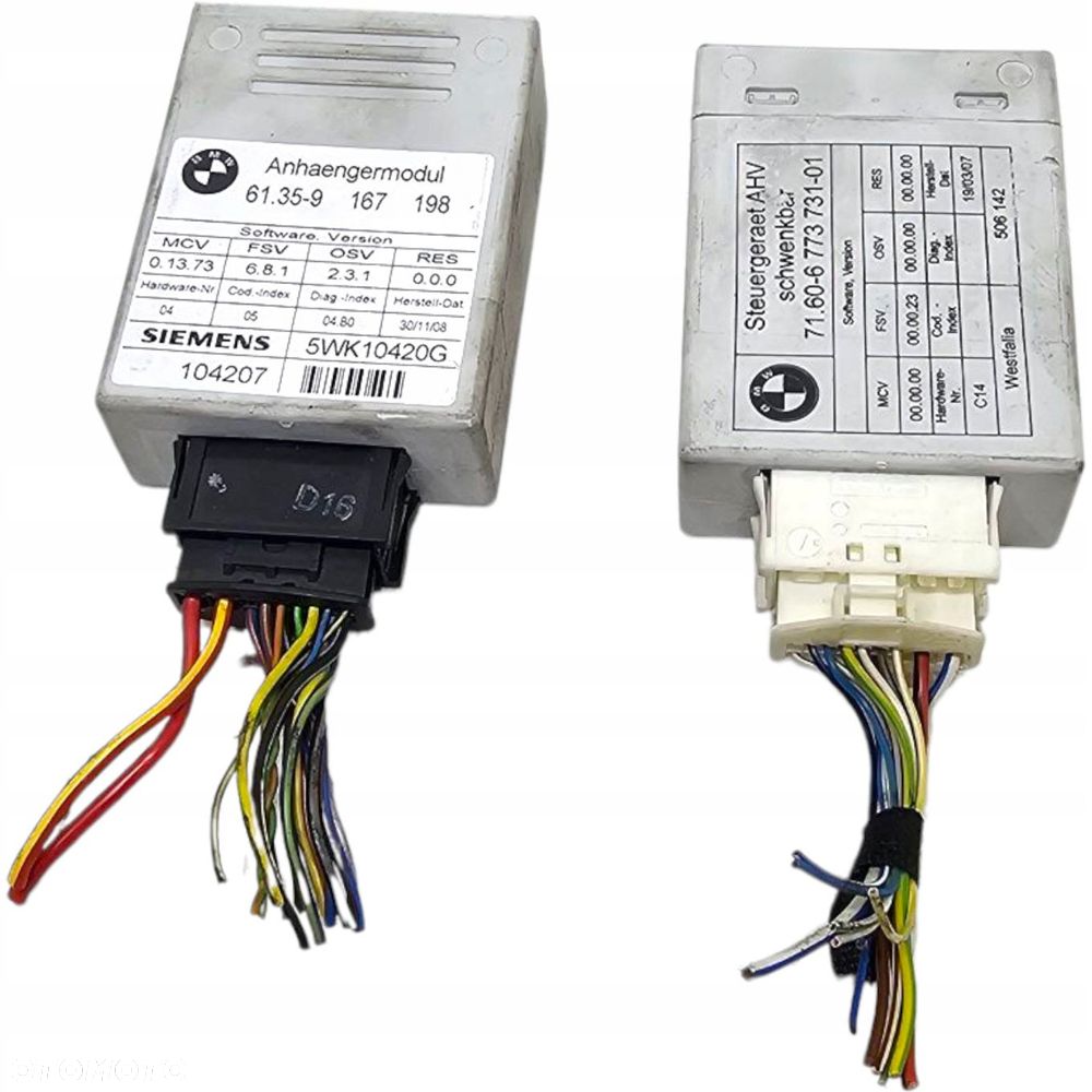 Bmw E90 E91 Hak Holowniczy Elektryczny Wiązka Kula Moduły Westfalia 6791155 - 4