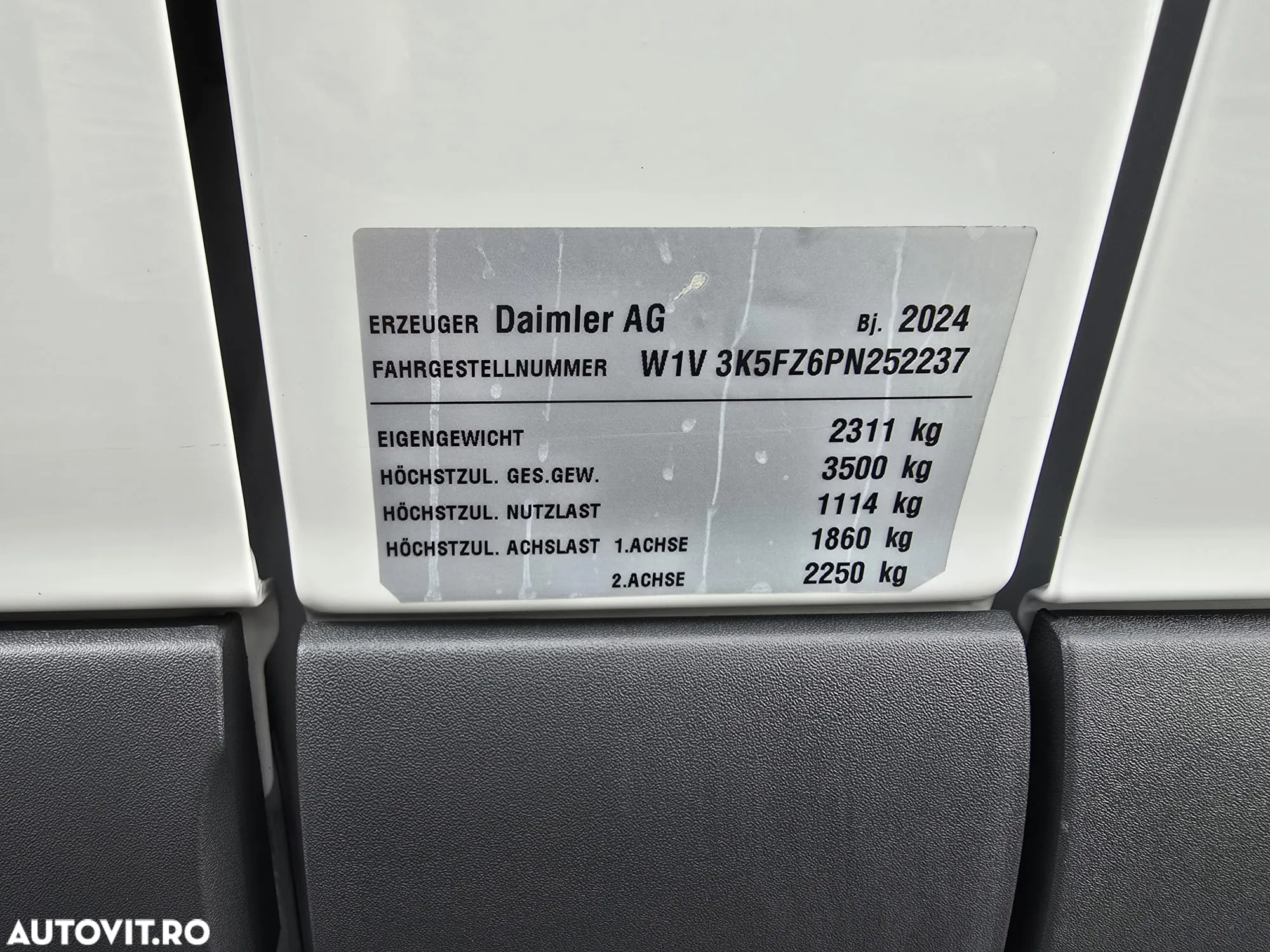 Mercedes-Benz Sprinter 317 doka,6 loc. bena 2.7 m, 2024 - 27