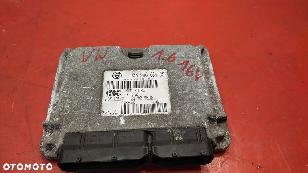 KOMPUTER STEROWNIK SILNIKA 036906034DS VOLKSWAGEN SEAT SKODA AUDI - 1