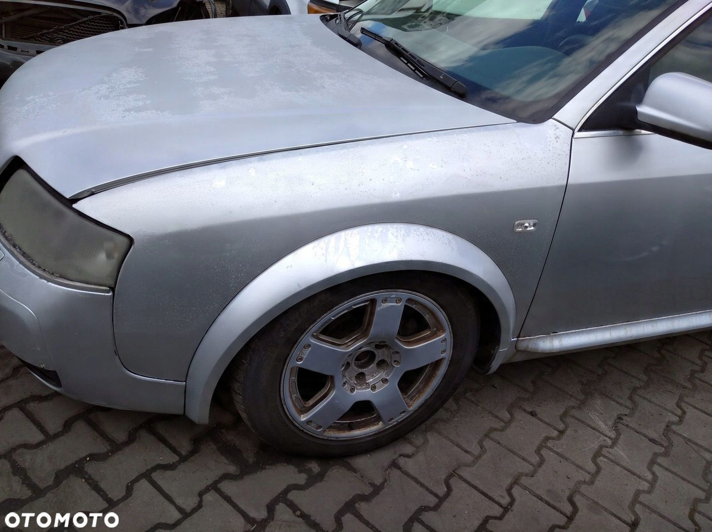 AUDI A6 C5 ALLROAD ATRAPA SREBRNA MASKA POKRYWA KLAPA SILNIKA LY7W LV7W - 6