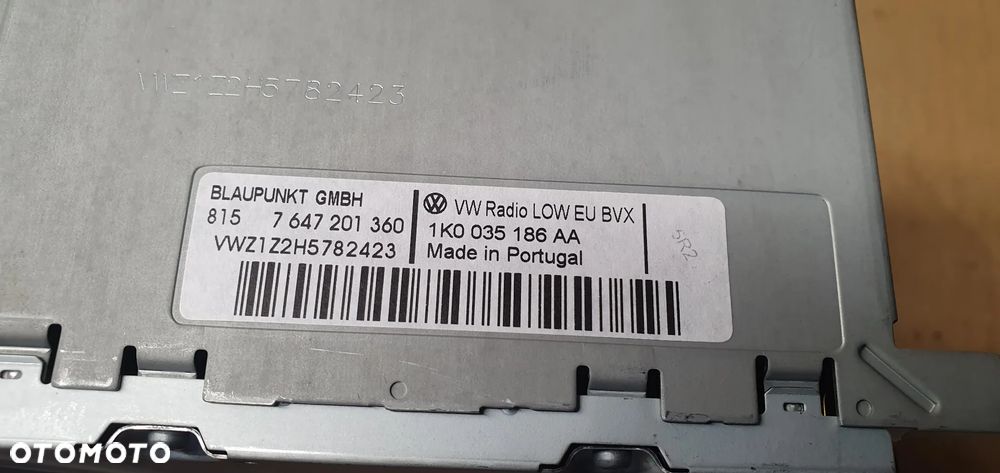 Radio radioodtwarzacz VW Passat B6 1K0035186AA - 8