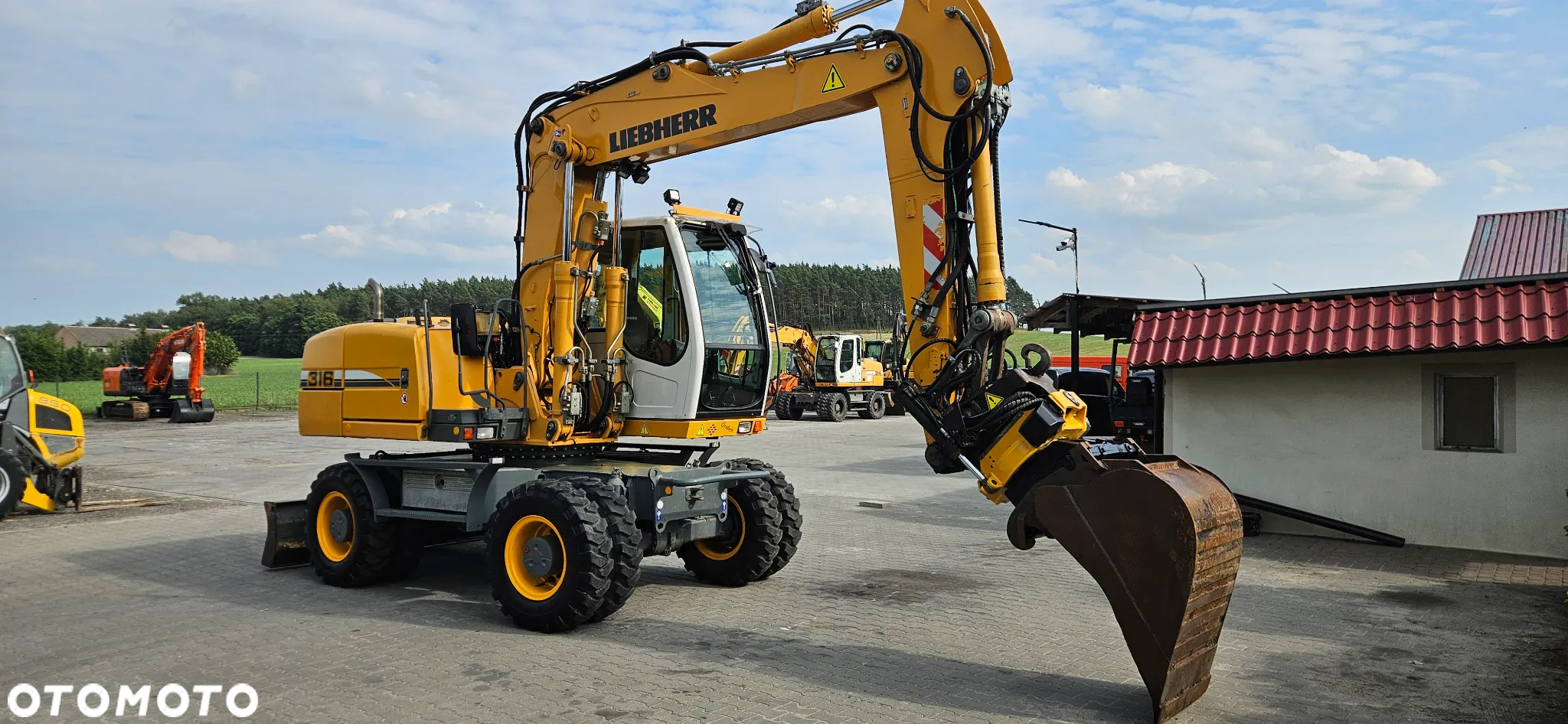 Liebherr A 316 Rotatilt Engcon! 11 tys. Mtg, Szybka skrzynia, nowe koła,  z Holandii!!! - 7