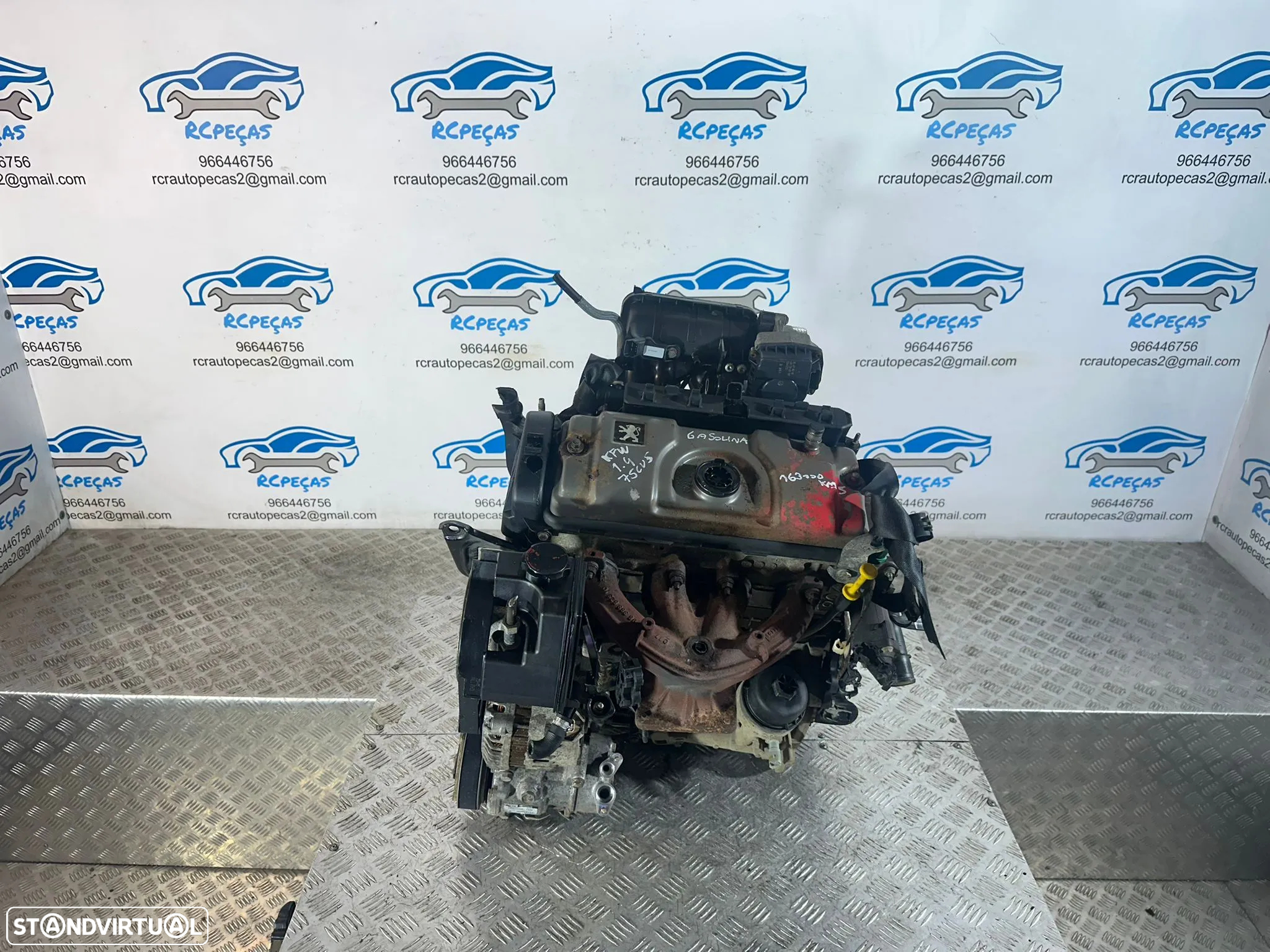 .Motor Completo KFW PSA Peugeot 207 1.4i 8v 75cv - 2