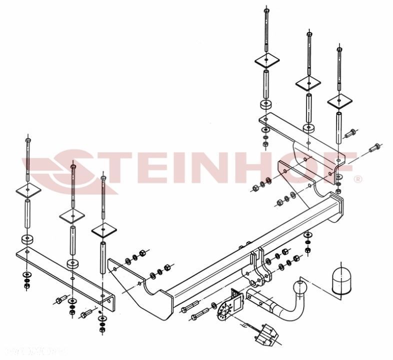 Hak Holowniczy + MODUŁ 7PIN do Opel Vectra C Kombi od 2003 do 2008 - 2