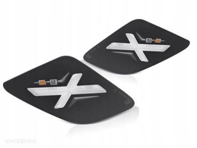 KIERUNKOWSKAZY MIGACZE TYLNE VESPA GTS / GTV 300cc BLACK LED mat - 1