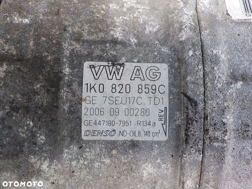 VW GOLF V SPRĘŻARKA POMPA KLIMATYZACJI 1K0820859C - 2