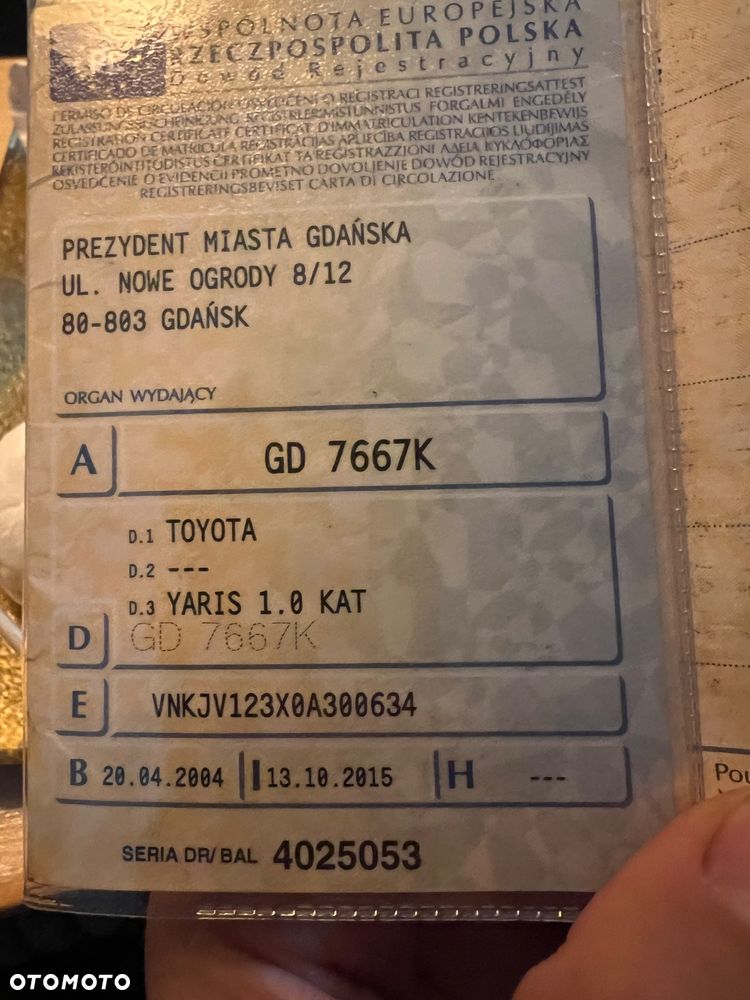Toyota Yaris 1.0 Sol MM - 1