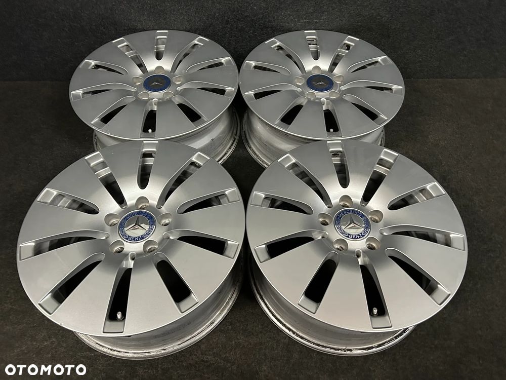 Alufelgi Mercedes C-Klasa W205, W204, A-Klasa W176, B-Klasa W246, VITO 16 cali 5x112 4szt. Ładne z czujnikami! - 4