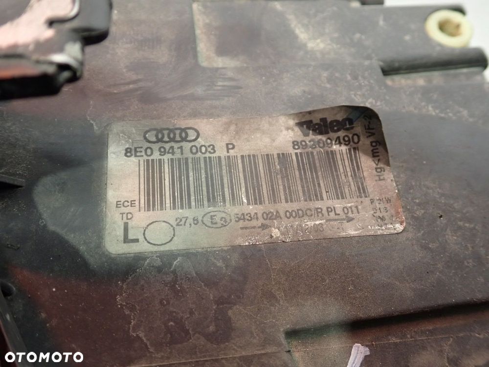 LAMPA LEWA PRZEDNIA XENON AUDI A4 B6 - 7