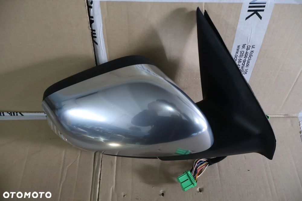 VOLVO XC90 LIFT 12-14 LUSTERKO PRAWE CHROM BLIS KAMERA 18 PIN ORYGINAŁ EUROPA 31217514 - 4