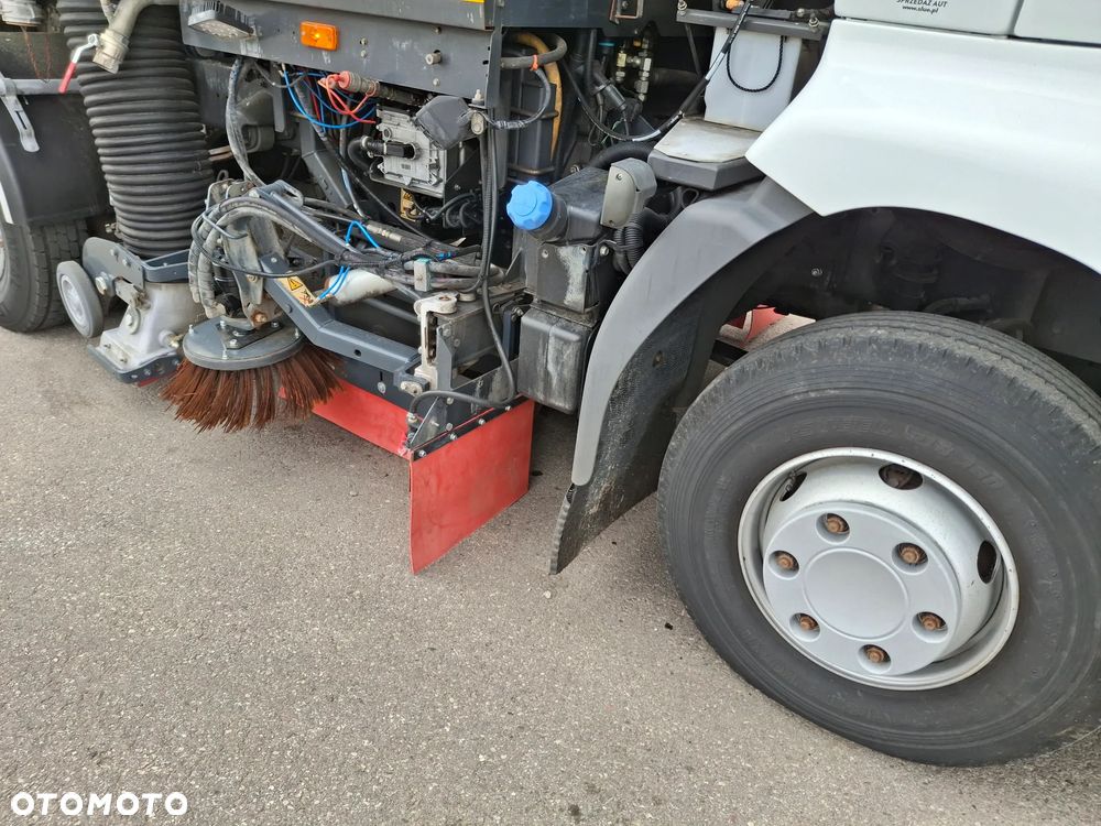 Renault Midlum 220 DXI Zamiatarka SEMAT Zoeller Johnston Szczotki L/R Obie Strony 2013r Napęd Hydrostat 36 tyś Kilometrów 3132 Mth Euro 5 Rura Do Liści Studzienek - 7