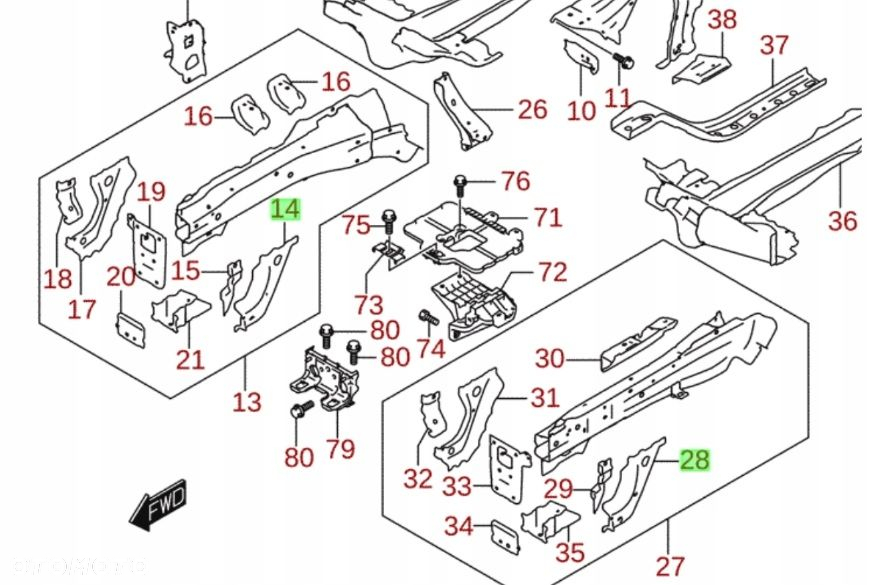 SUZUKI VITARA 15- ŁĄCZNIK PODŁUŻNICY PRAWY WEW. - 4
