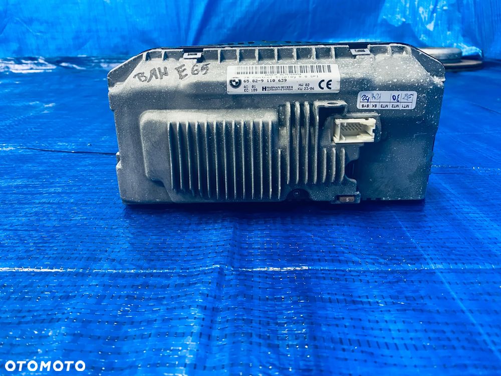 WYŚWIETLACZ MONITOR EKRAN NAWIGACJI RADIA BMW E65 E66 LIFT LCI ; 9110639 65829110639 ORYGINAŁ - 4