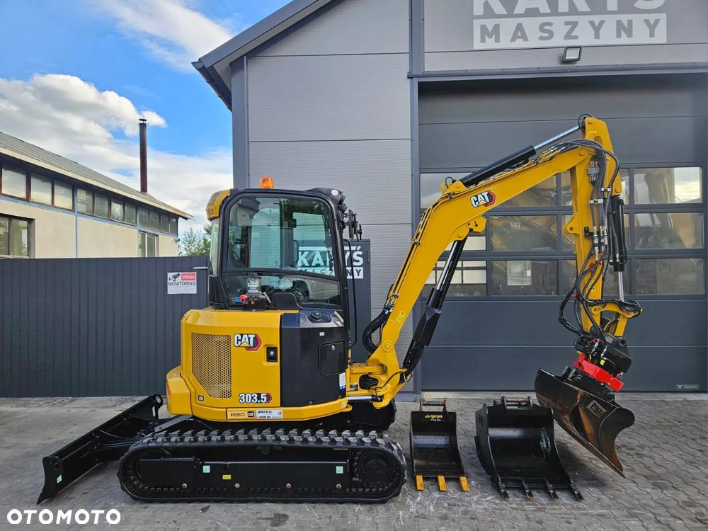Caterpillar MINIKOPARKA CAT CATERPILLAR 303.5 CR 303.5CR E CR 303.5E 303 304 302 2022R. DEMO KLIMATYZACJA ROTOTILT