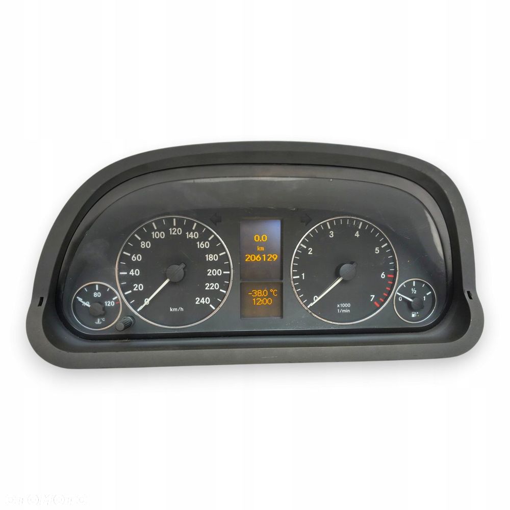 LICZNIK ZEGARY Mercedes W169 1.5 8V Benzyna 206 129km europa - 1