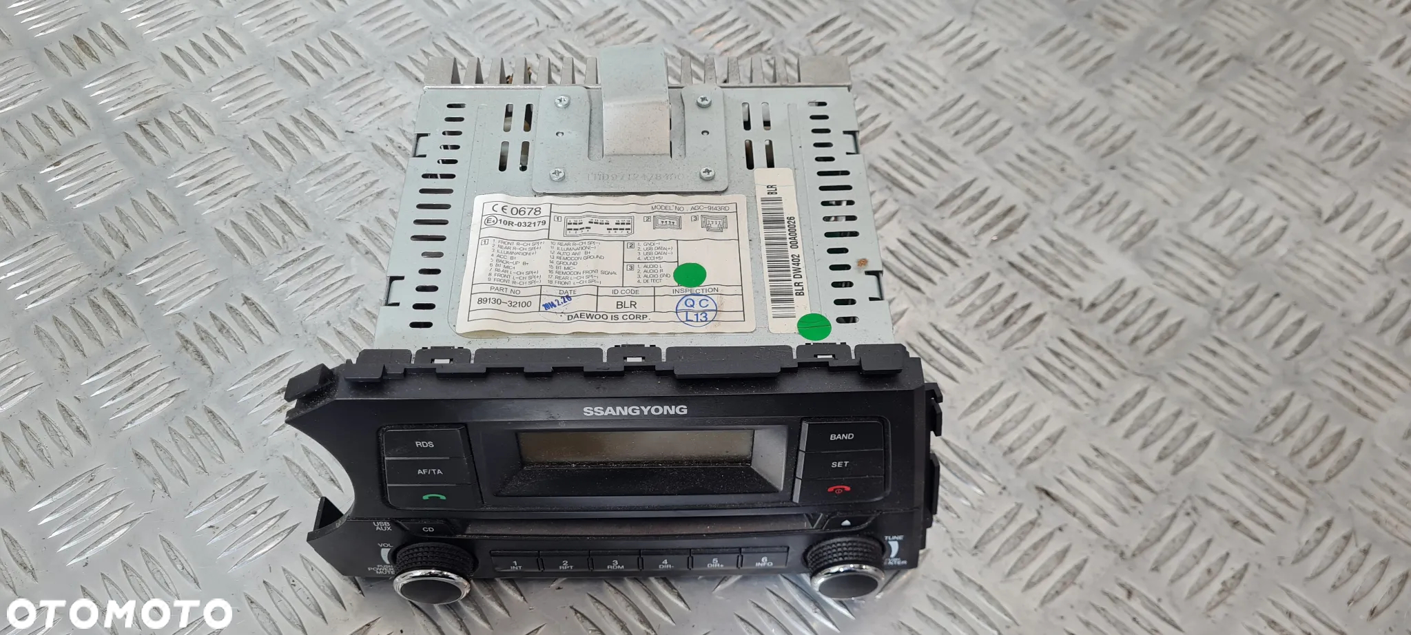 Ssangyong Actyon Sports Radio CD DVD - 4