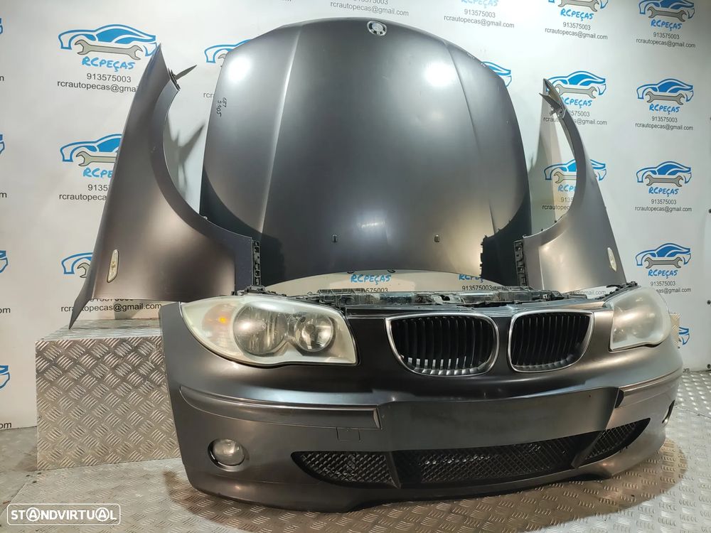 FRENTE COMPLETA BMW SERIE 1 E87 E81 PRE-LCI CAPOT PARACHOQUES GUARDA-LAMAS OTICAS RADIADOR VENTILADOR FRENTE FIBRA REFORÇO - 2