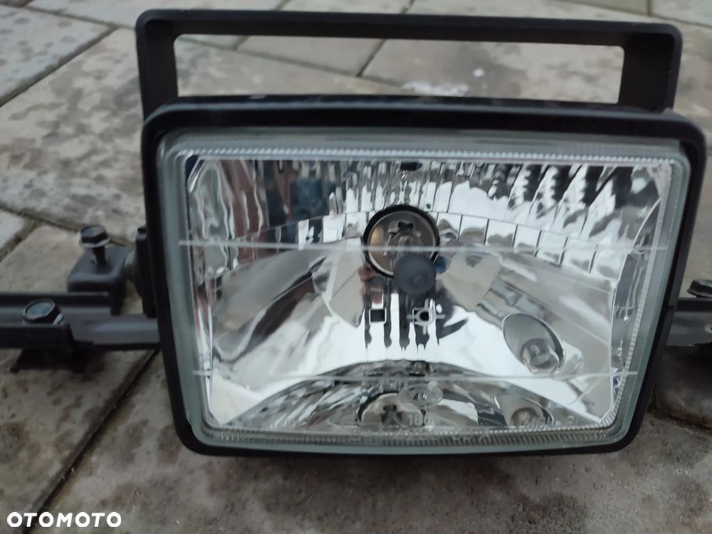 Lampa przód, reflektor, halogen motocyklowy, stelaż halogenu - 4