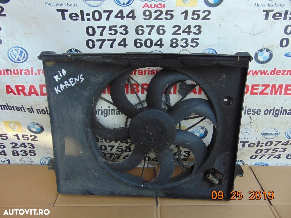 Ventilator Kia Carens 2007-2012 ventilator racire motor dezmembrez - 1