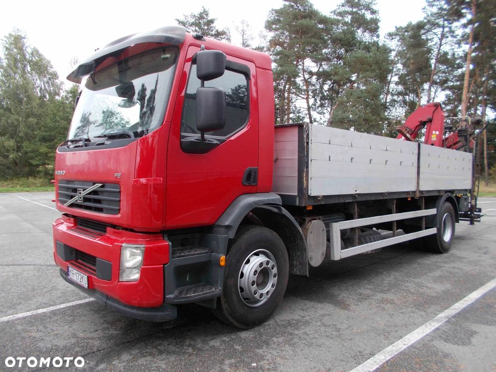 Volvo FE Skrzyniowy Dźwig HDS HYVA HB120E2 Rotator 1-Właściciel - 3