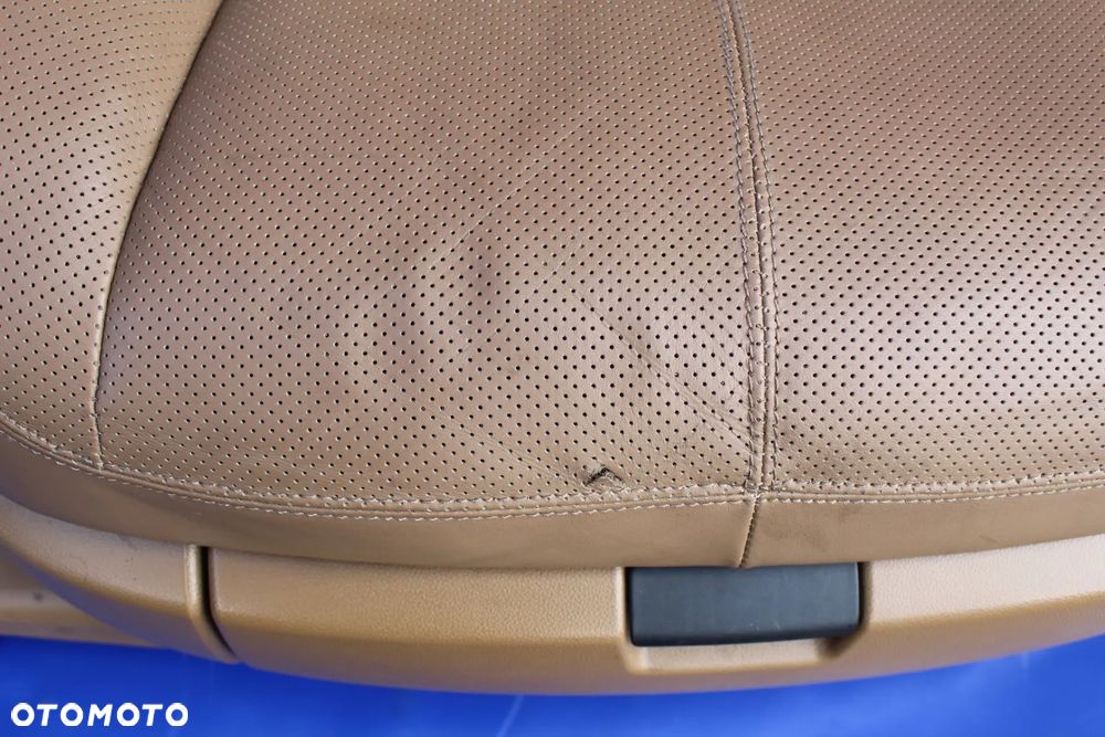 Fotele dynamiczne wentylowane masaże brąz OE Mercedes W221 - 12