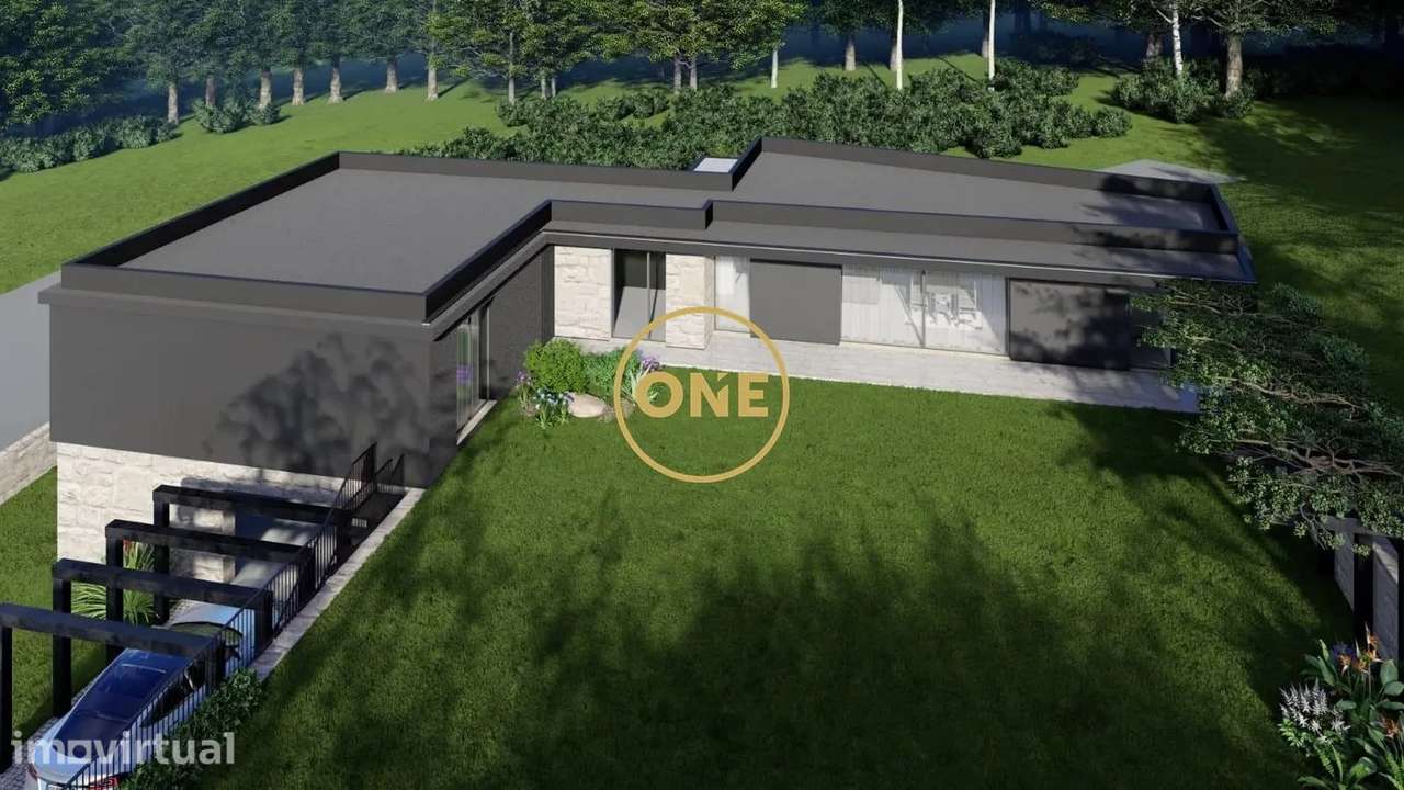 Moradia Individual T4,nova,arquitetura moderna,terreno com 1670m2 - Grande imagem: 4/14
