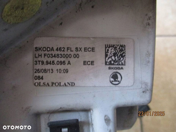 SKODA SUPERB II LIFT KOMBI LAMPA LEWY TYŁ LED 3TG945096A