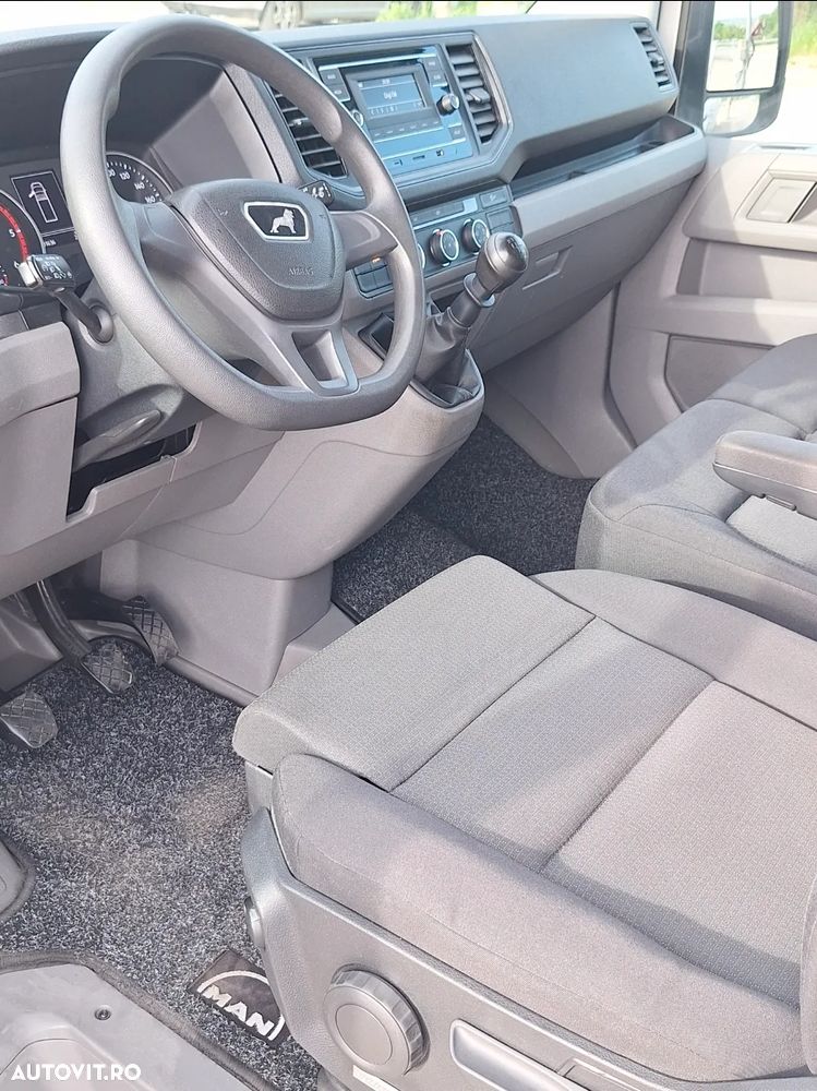 MAN TGE / Vw Crafter 2.0 TDI MAXI 2020 Platforma/ Carosata cu obloane aluminiu Clima AC - 6