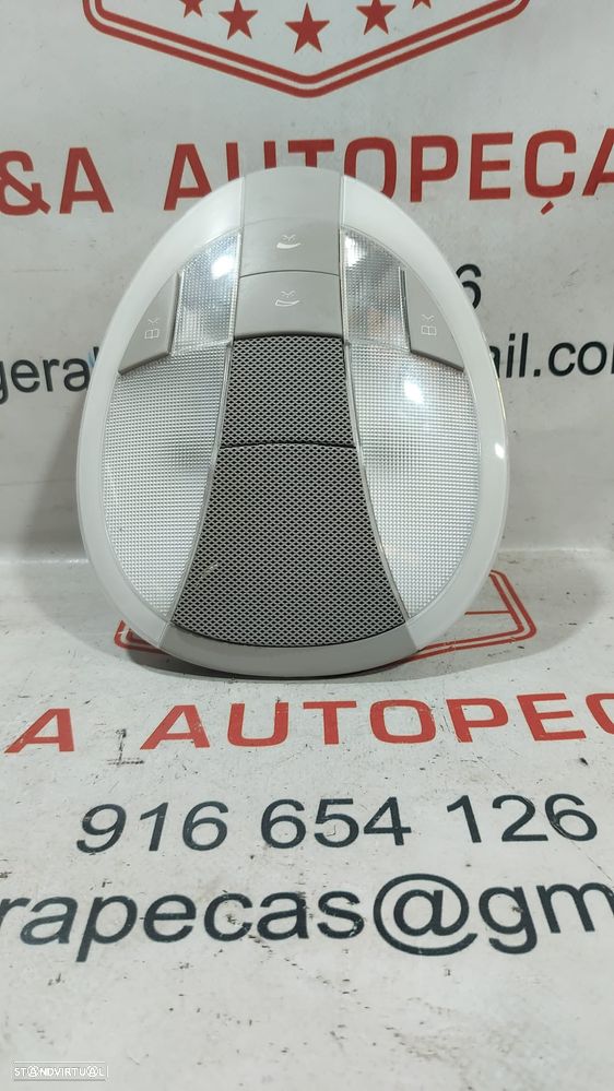 Plafonier Luz Luzes Interior Teto Tejadilho Frente Frontal Central Mercedes Benz CLS W219 Original - 1