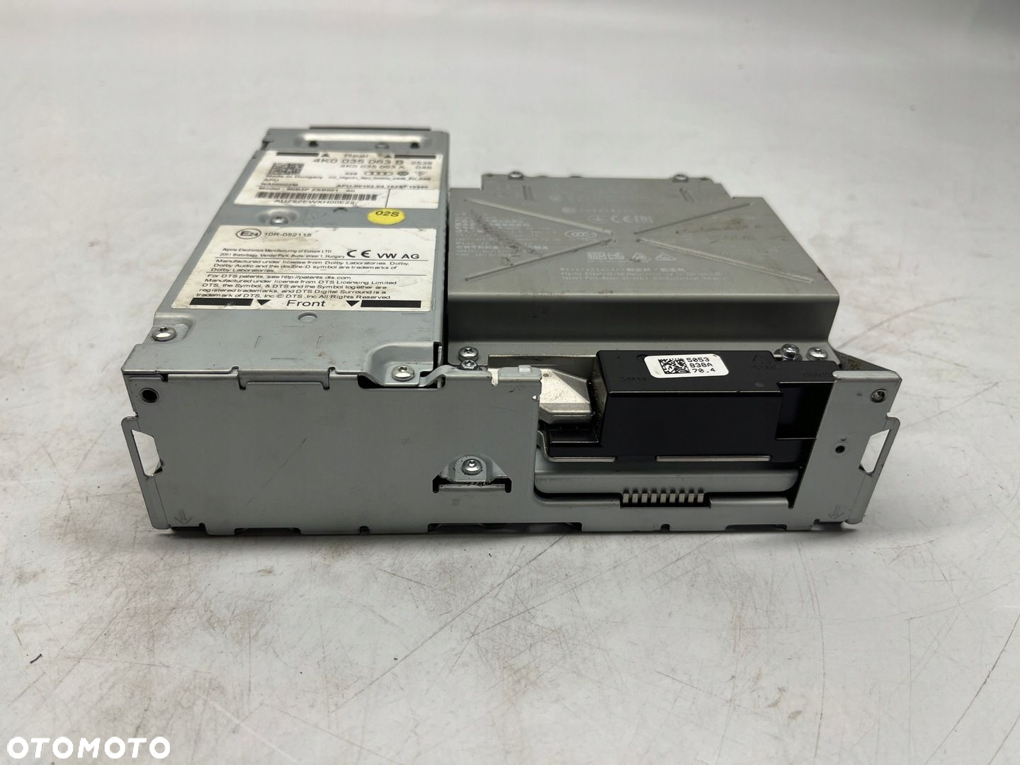 AUDI A6 S6 A8 S8 Q8 CZYTNIK JEDNOSTKA STERUJĄCA NAWIGACJI MMI 4K0035063B - 2