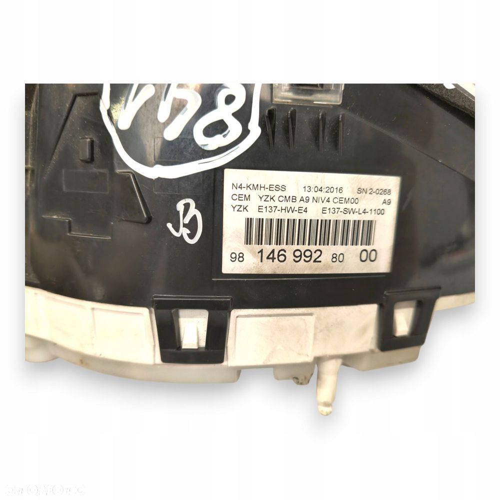 LICZNIK ZEGARY 9814039580 Peugeot 2008 1.2 THP PureTech Benzyna europa - 12