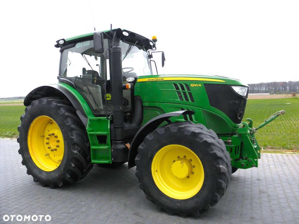 John Deere 6190R 2013 Rok, Przedni TUZ i WOM, Skrzynia POWERQUAD, Nie Malowany, Stan Bardzo Dobry - 2