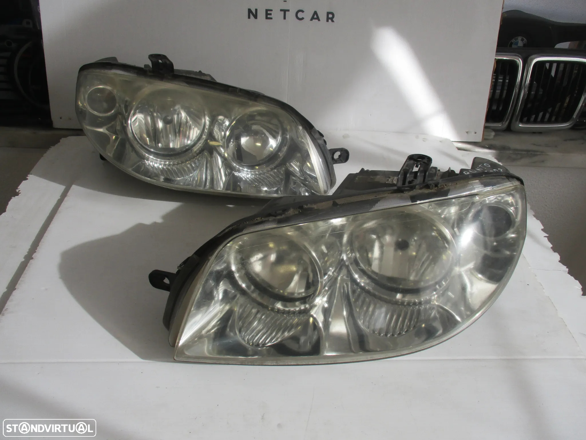 Farol Optica Fiat Punto 2003 a 2005 Esq Dto - 3